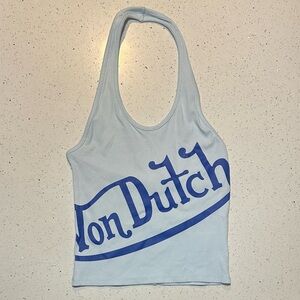NWT Logo Halter Top from Von Dutch/ NEW with tag